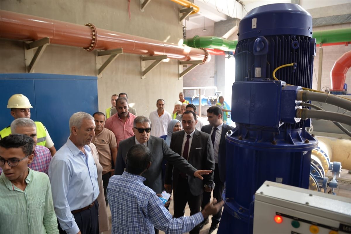 بدء تشغيل محطة مياه بلقاس 