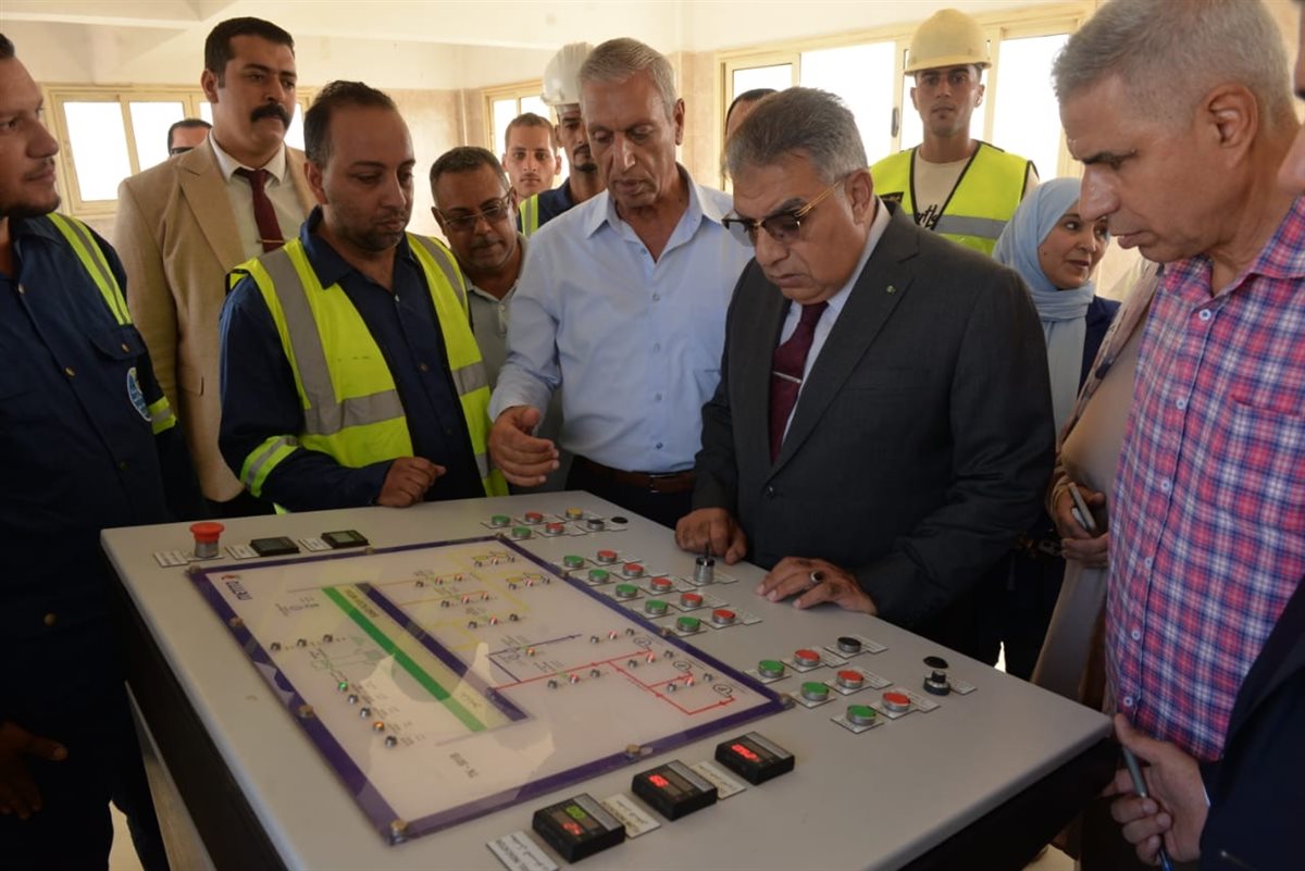 بدء تشغيل محطة مياه بلقاس 