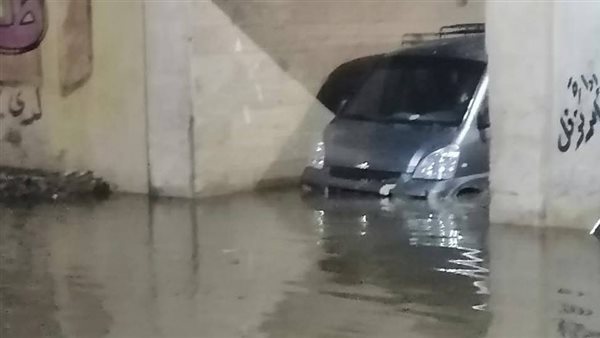 لقطات سابقة لنفق السكة الحديد بمنوف