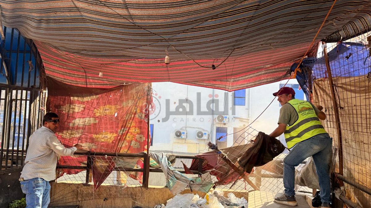 جولة مفاجئة لمحافظ الجيزة تربك الأحياء.. إزالة خيام الإشغالات أعلى كباري ناهيا والخشب وتمركز تام لمنع عودتها