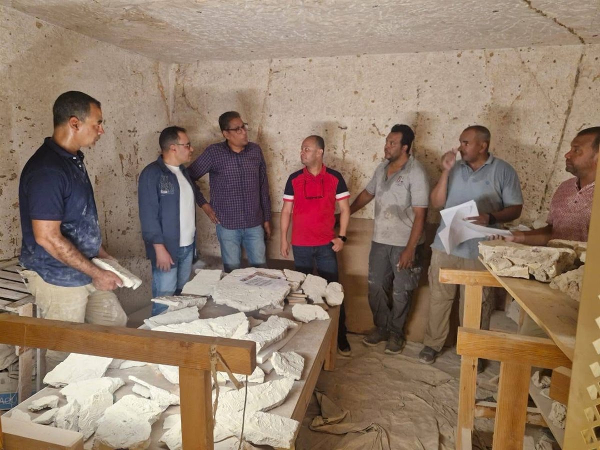 جولة مدير عام آثار الأقصر