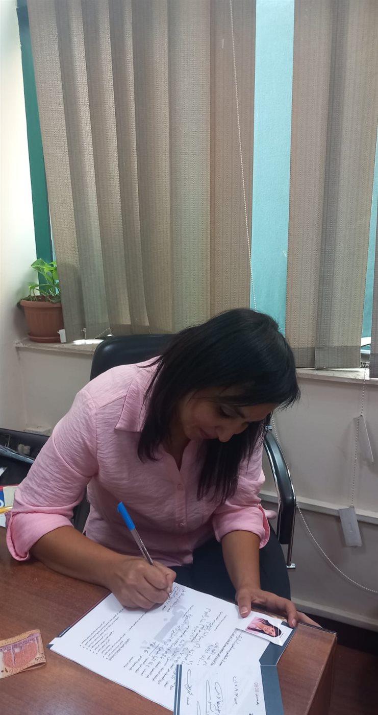 رنا عصام شلتوت تتقدم بأوراق الترشح على عضوية مجلس إدارة نادي إنبي