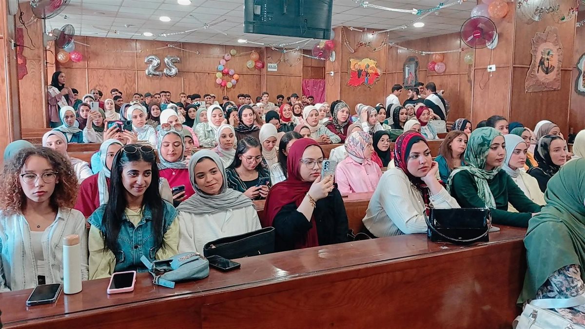 احتفال كلية الإعلام جامعة المنوفية بالطلاب الجدد