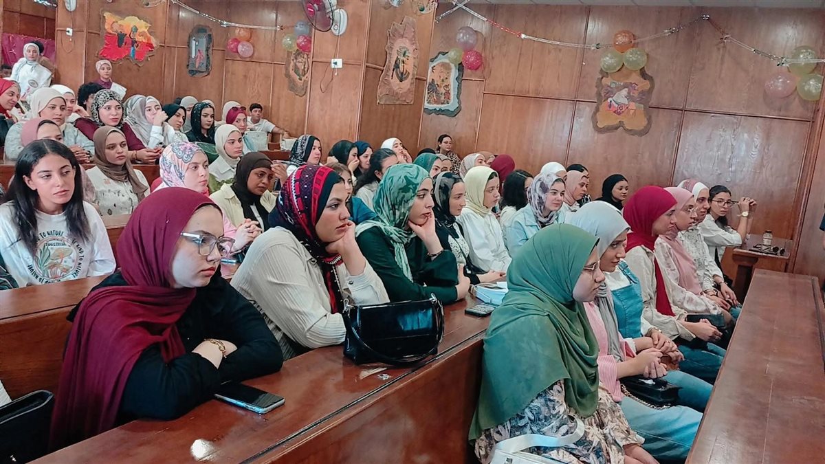 احتفال كلية الإعلام جامعة المنوفية بالطلاب الجدد