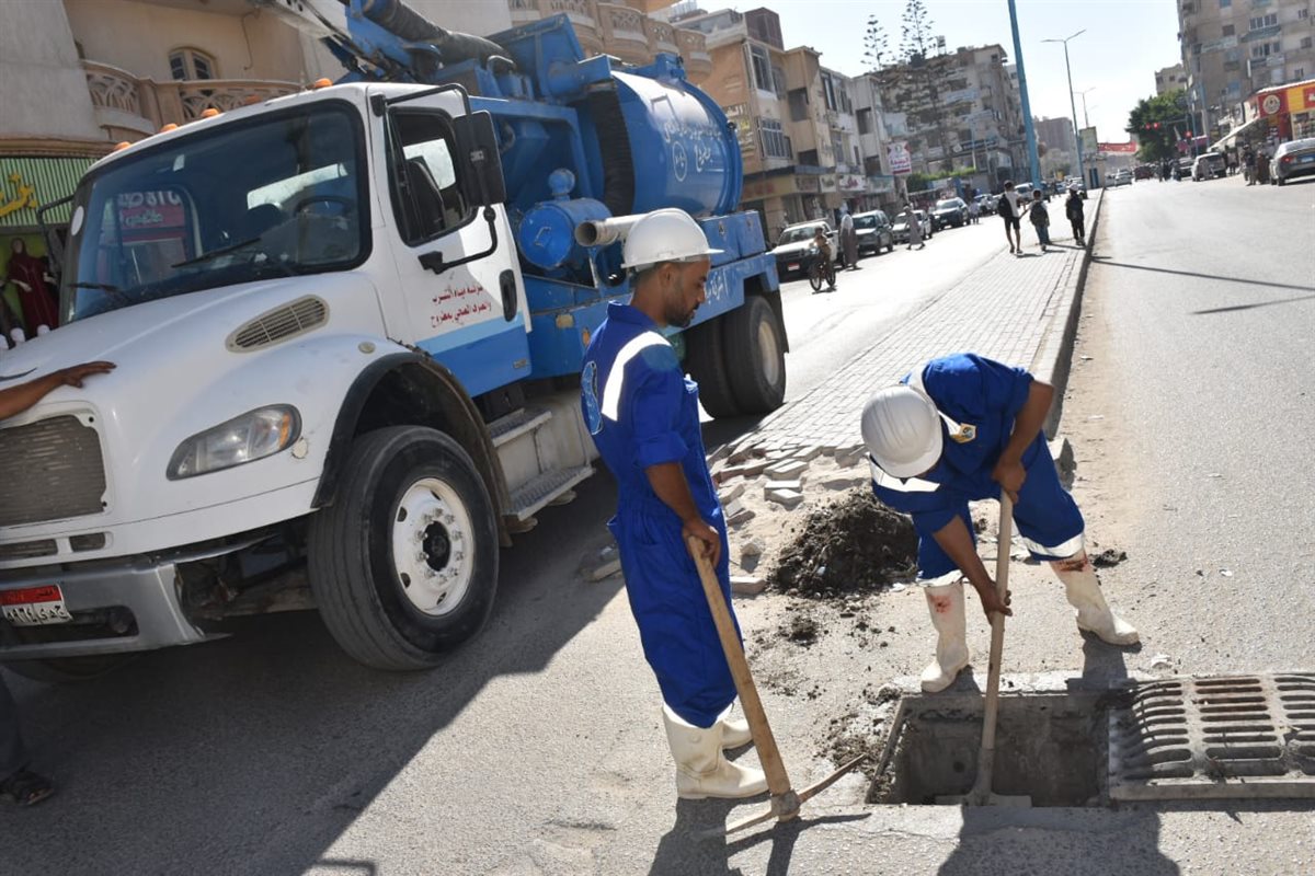 مياه مطروح تستعد لموسم الشتاء 