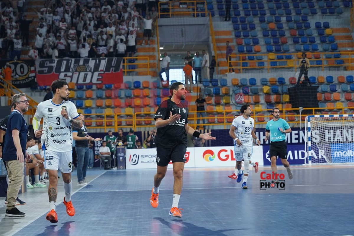 <strong>لقطات من مباراة الزمالك وتوباتي البرازيلي</strong>