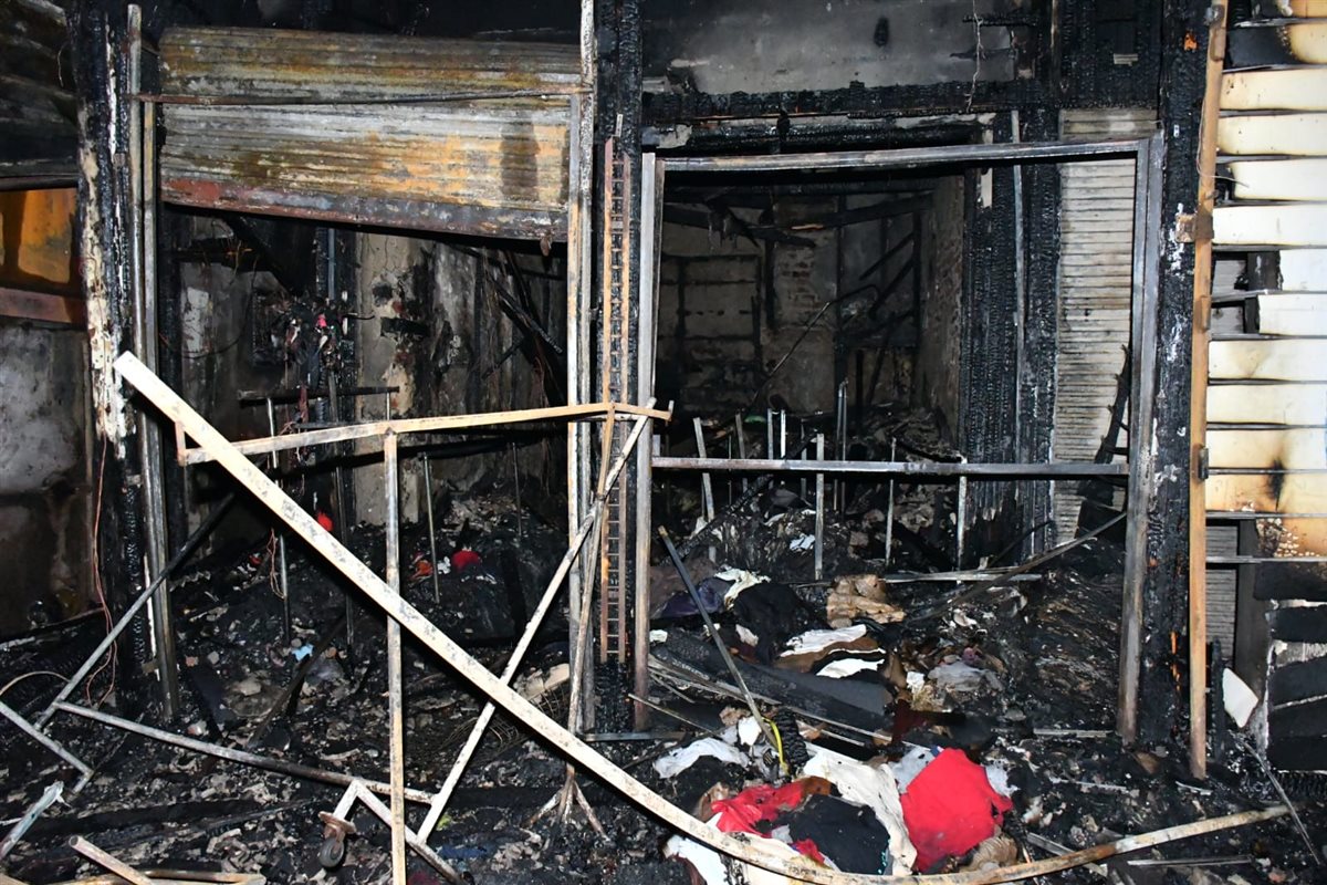 آثار حريق بورسعيد 