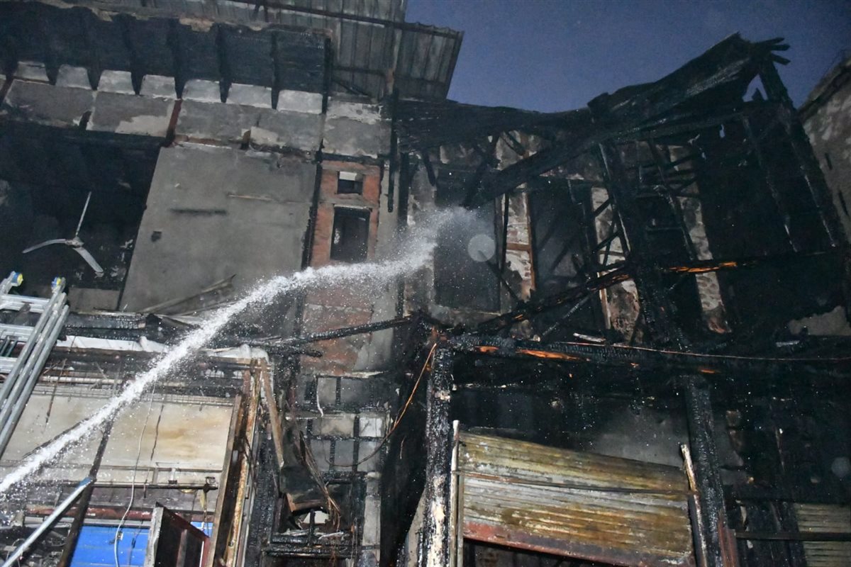 آثار حريق بورسعيد 