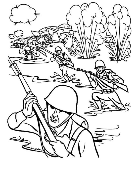 رسومات عن حرب أكتوبر 1973 للتلوين