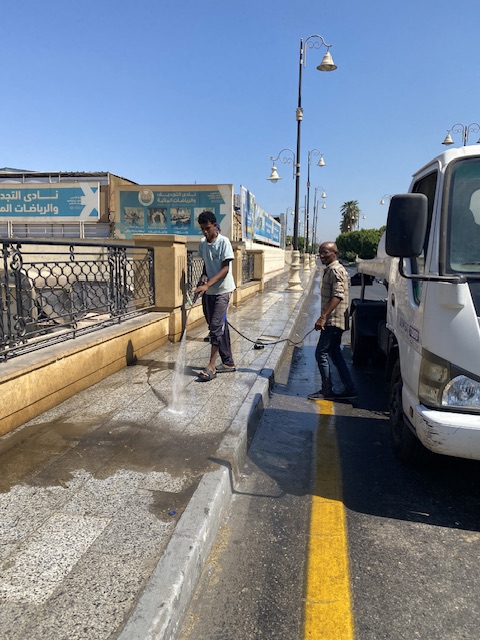 تجميل شوارع المدينة