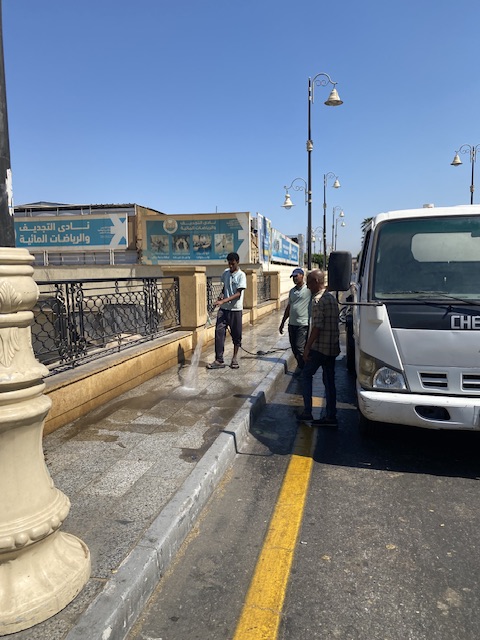 تجميل شوارع المدينة