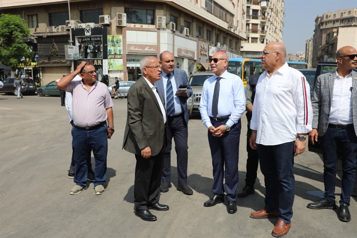 فتح الطريق أمام حديقة الأزبكية