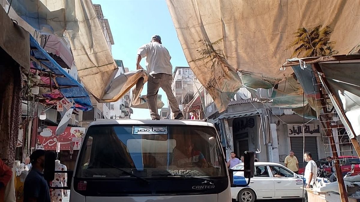 حملات الإشغالات ببورسعيد 