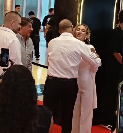 أشرف عبد الباقي وابنته زينة