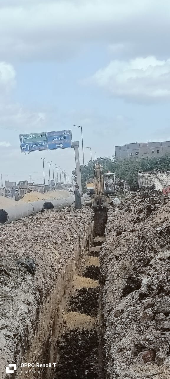 مشروع إحلال وتجديد خط طرد صرف صحي السلخانة