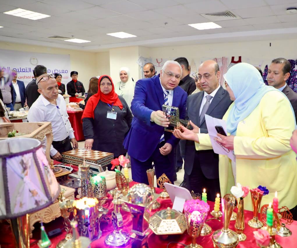  افتتاح معرض منتجات التعليم الفني بالعاصمة الإدارية