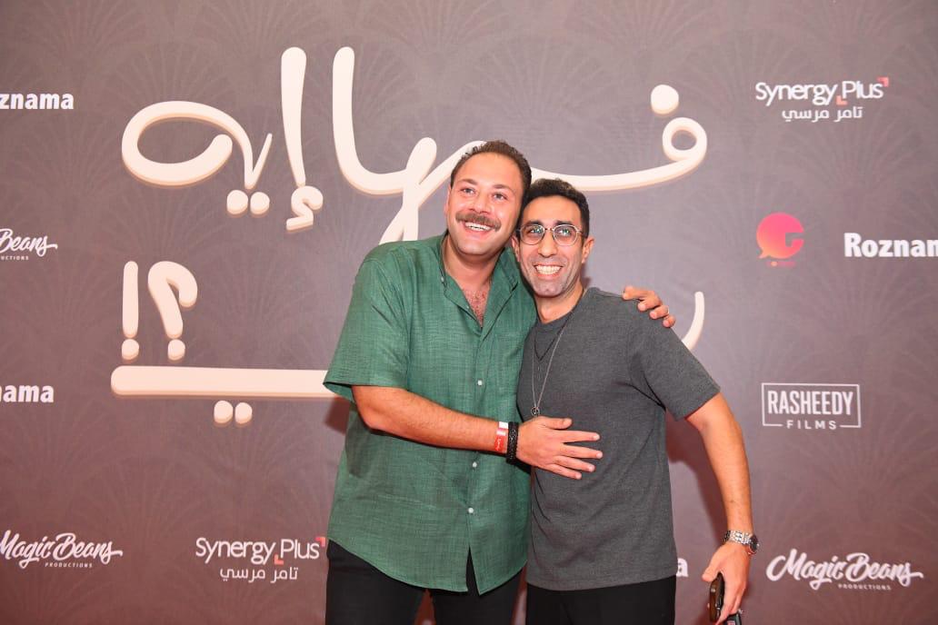 محمد علي رزق في العرض الخاص لفيلم فيها إيه يعني