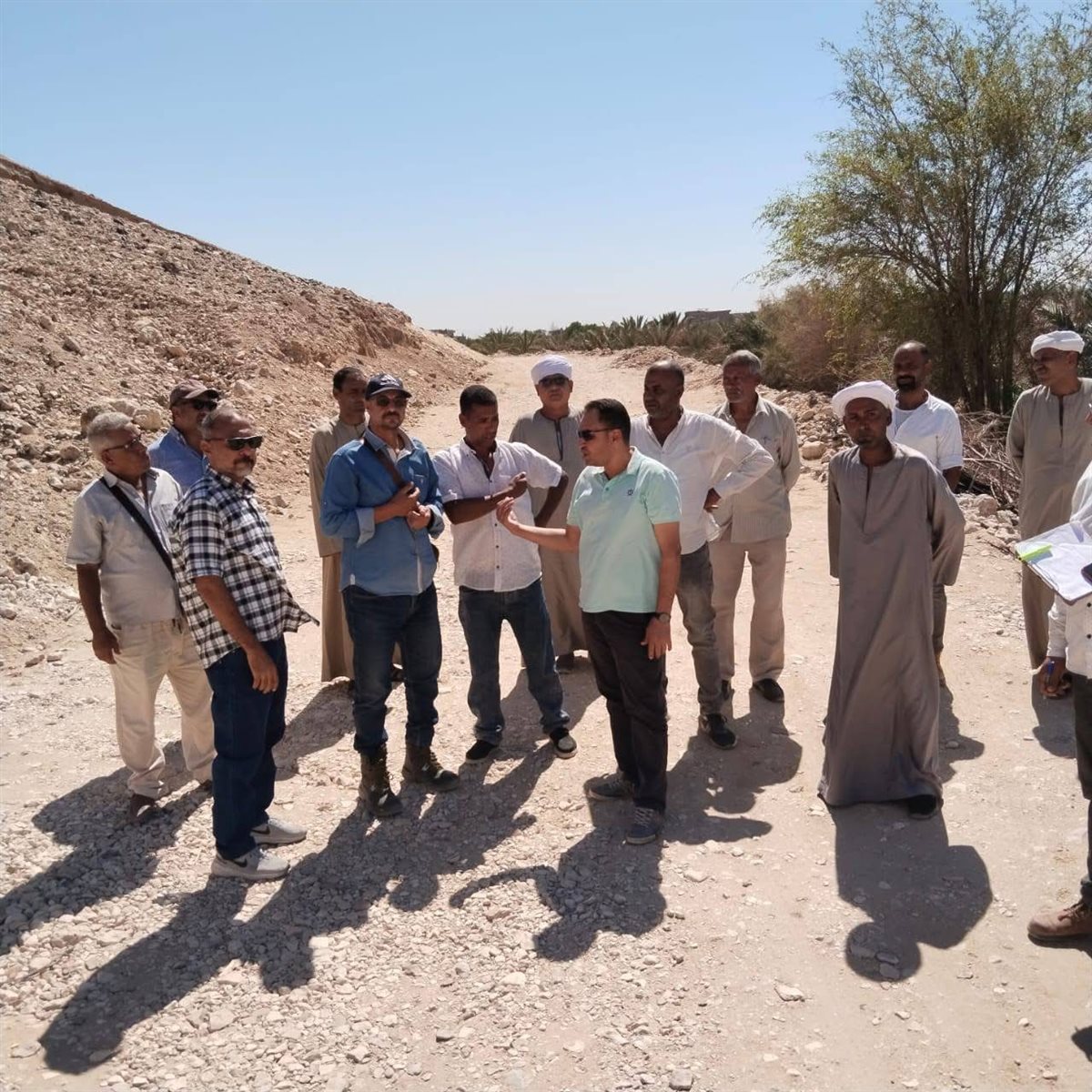 لجنة أثرية بجبانة طيبة