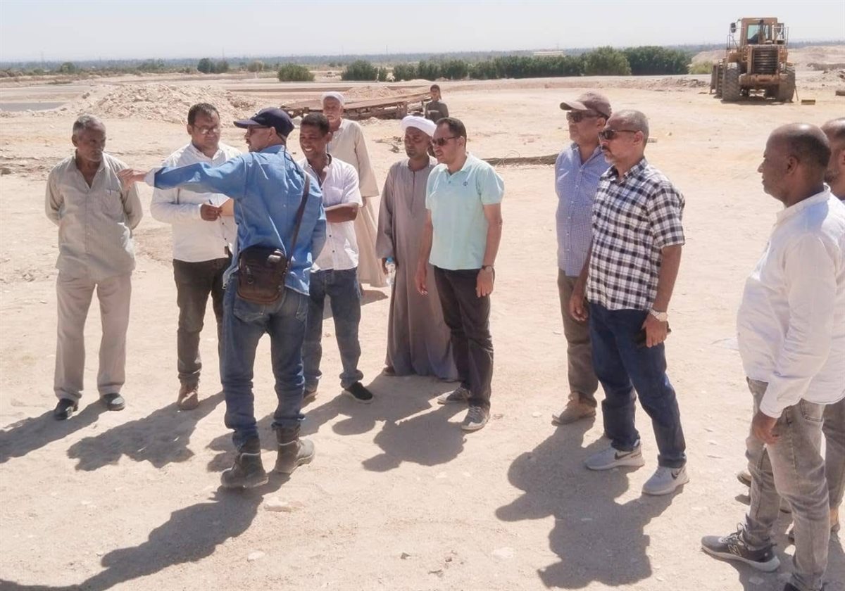 لجنة أثرية بجبانة طيبة