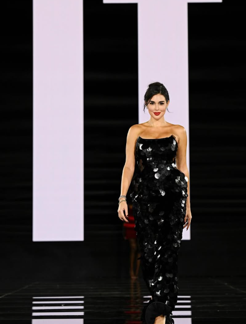 صور ياسمين صبري في أسبوع الموضة بباريس