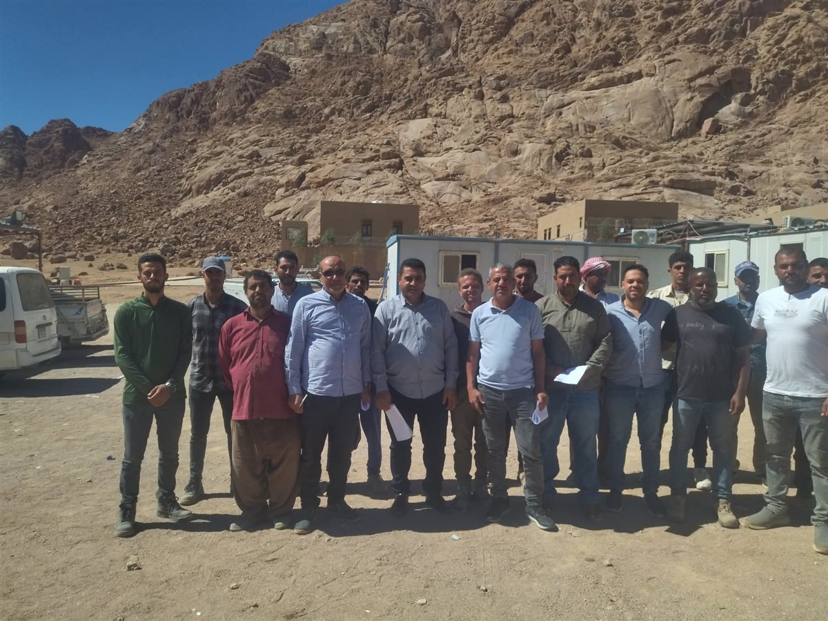 مديرية العمل فى حملة تفتيشية على العمالة الغيرمنتظمة بكاترين