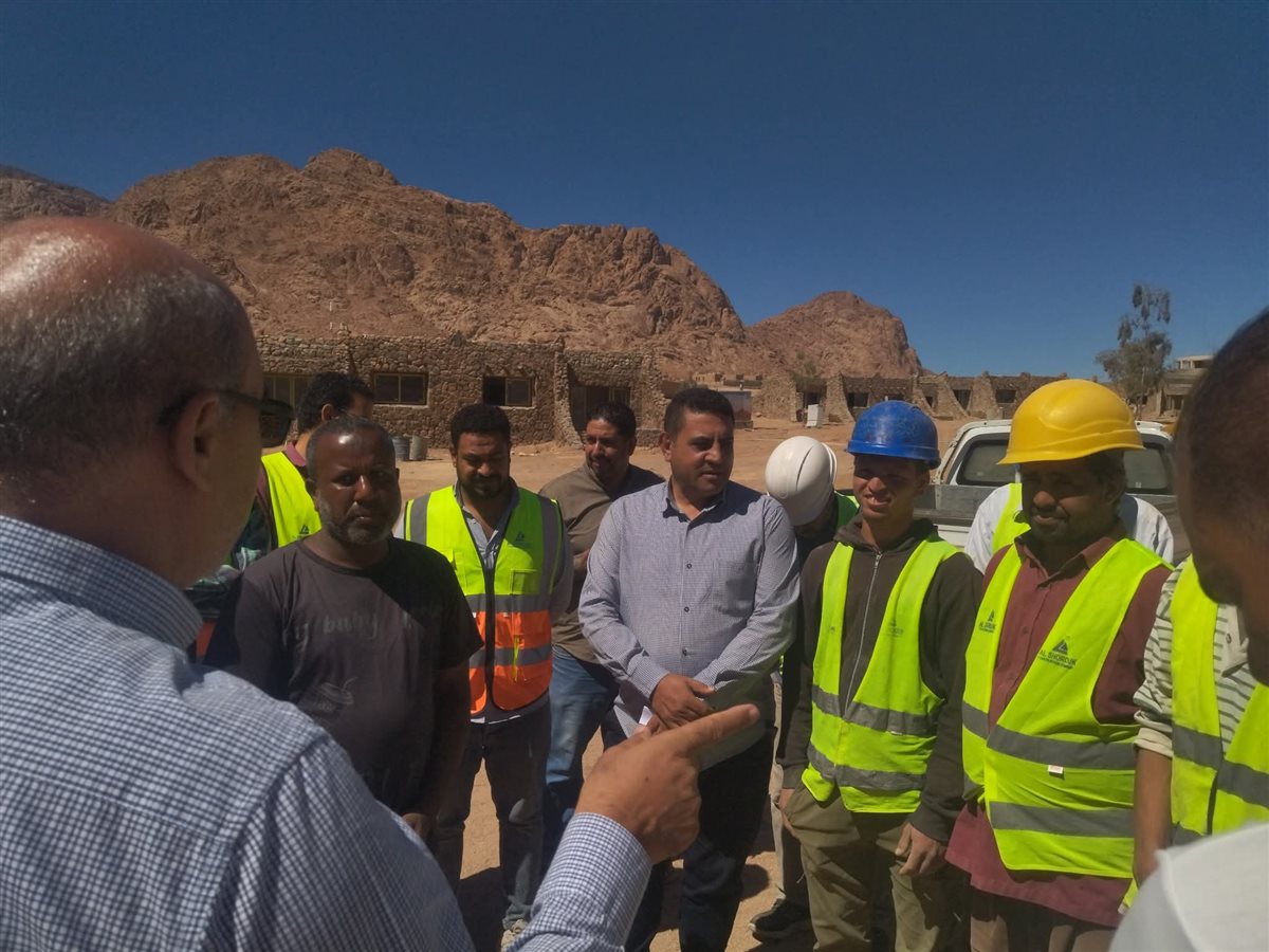 مديرية العمل فى حملة تفتيشية على العمالة الغيرمنتظمة بكاترين