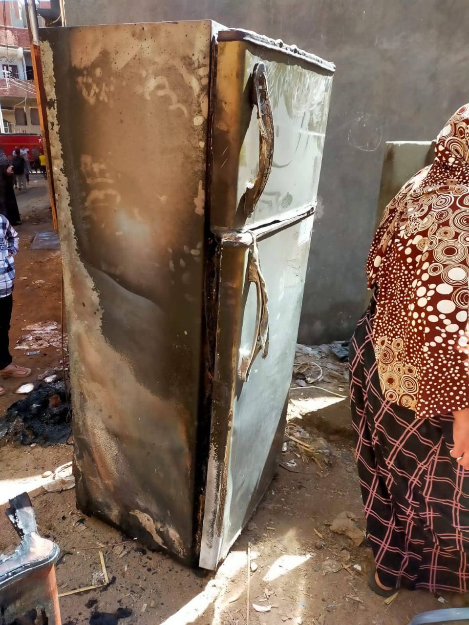 النار كلت العفش