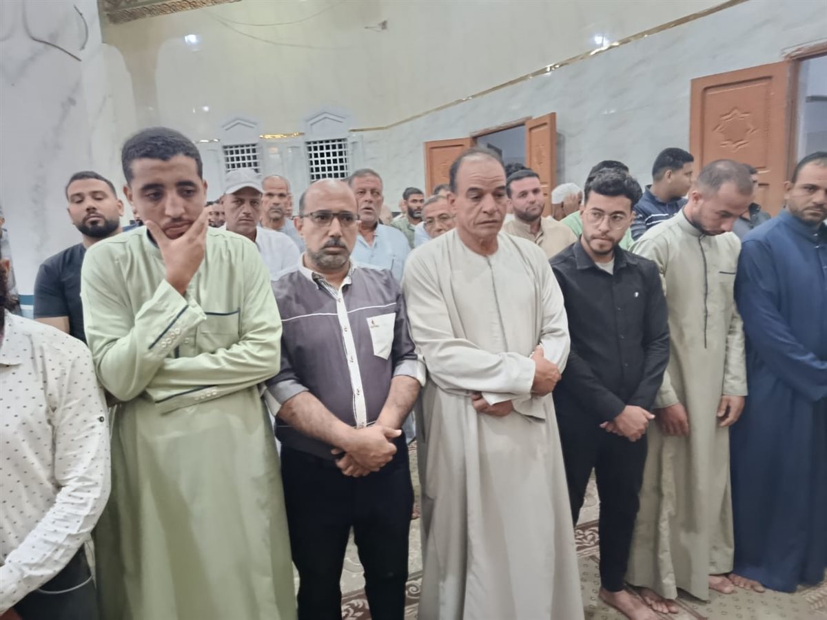 أثناء تشيع جثمان الطالب