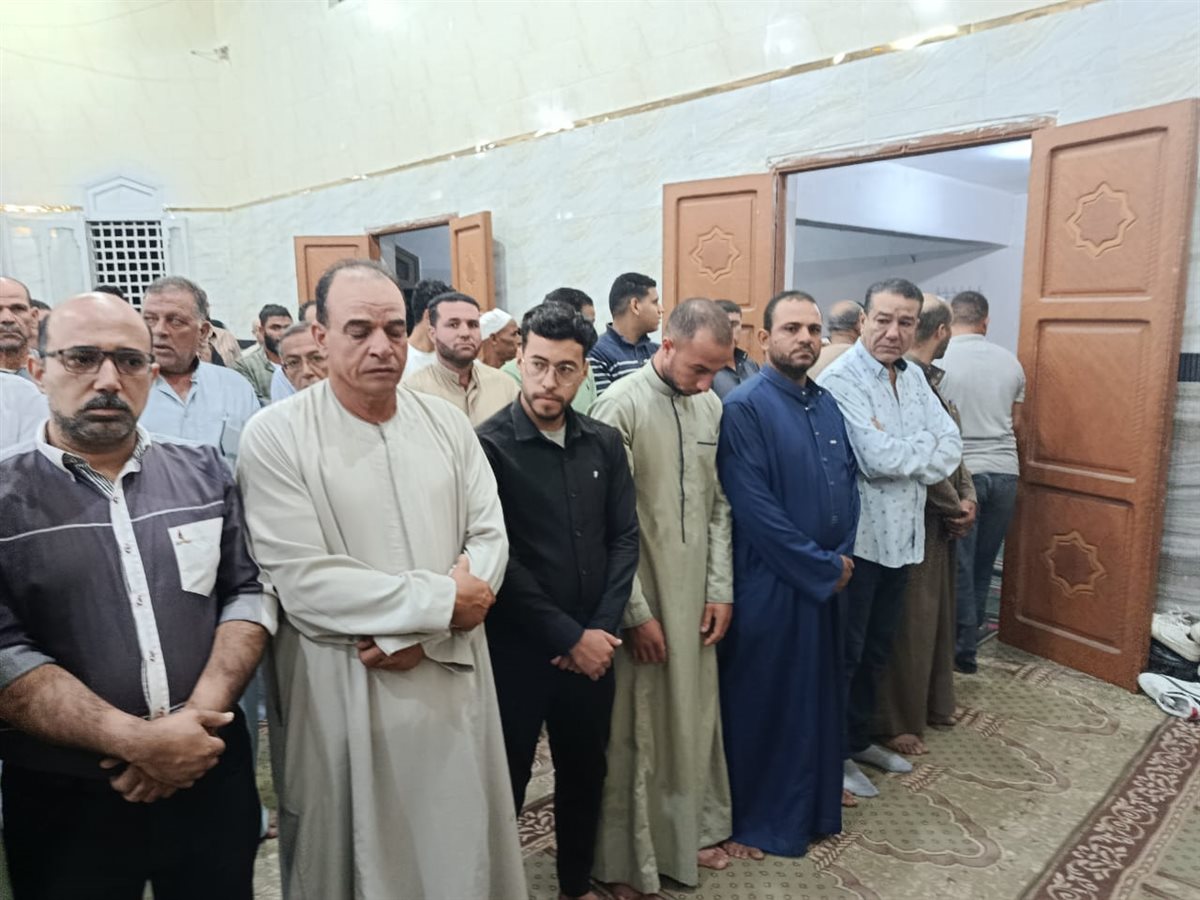 أثناء تشيع جثمان الطالب