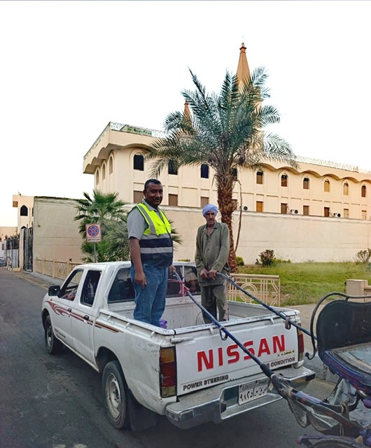 حملات اشغالات لمجلس مدينة الأقصر