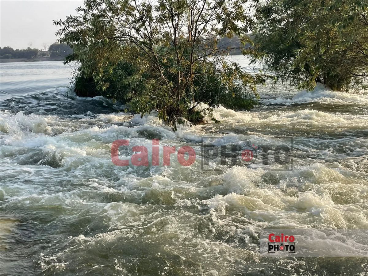 جانب من ارتفاع منسوب المياه 