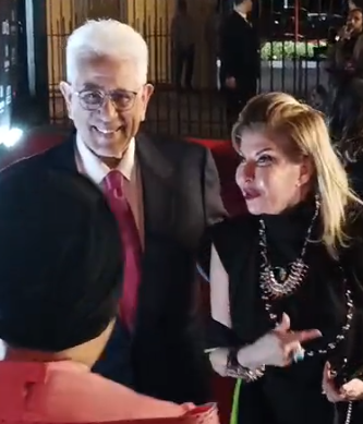 نجوم الفن والإعلام في افتتاح مسرحية أم كلثوم