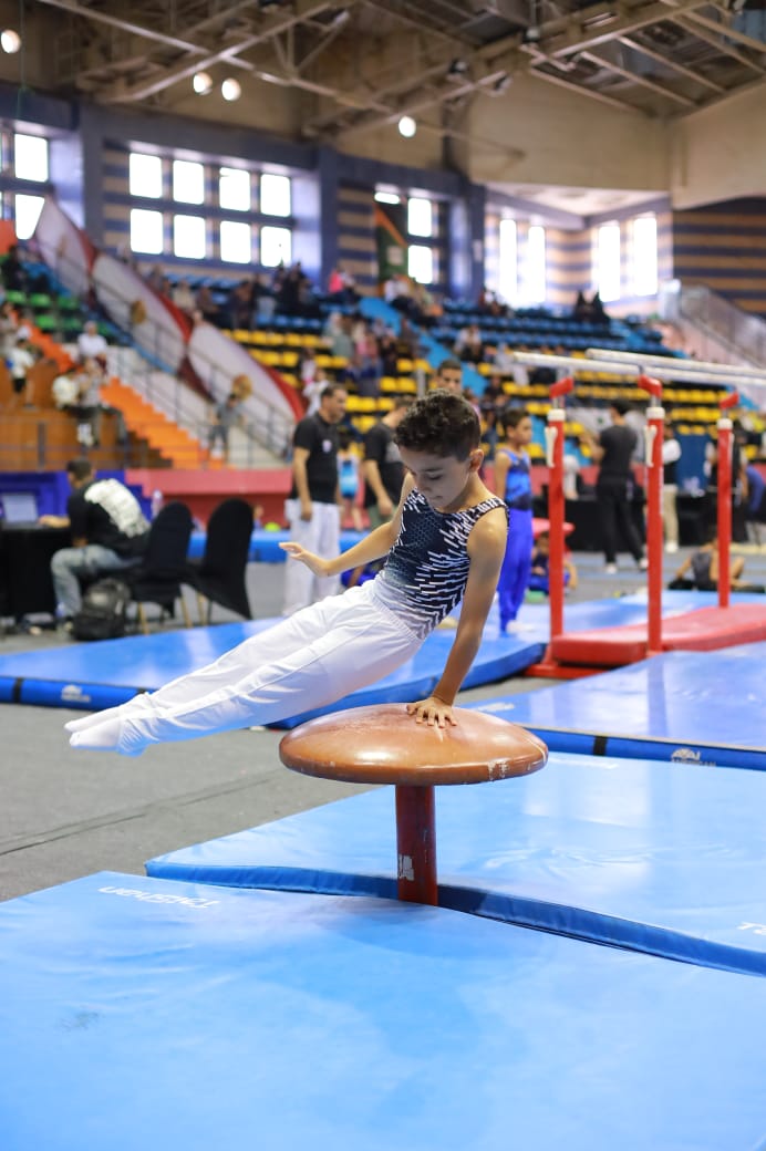 إلياس حجاج يحصد ذهبية بطولة كأس مصر للجمباز تحت 9 سنوات