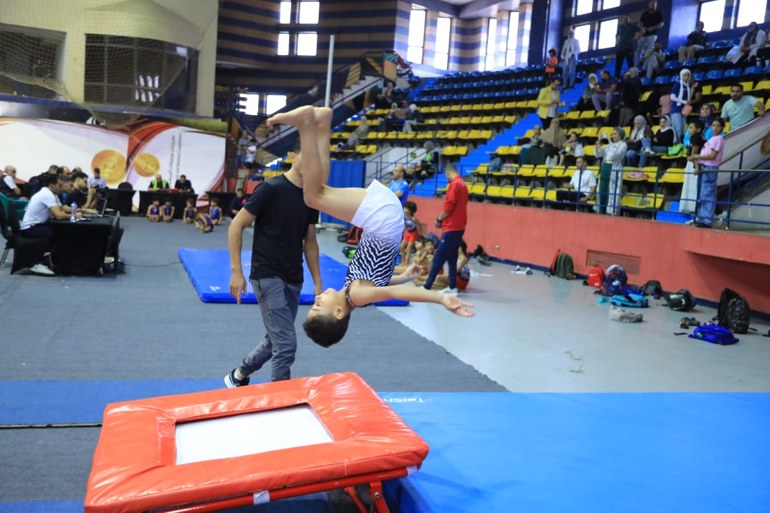 إلياس حجاج يحصد ذهبية بطولة كأس مصر للجمباز تحت 9 سنوات