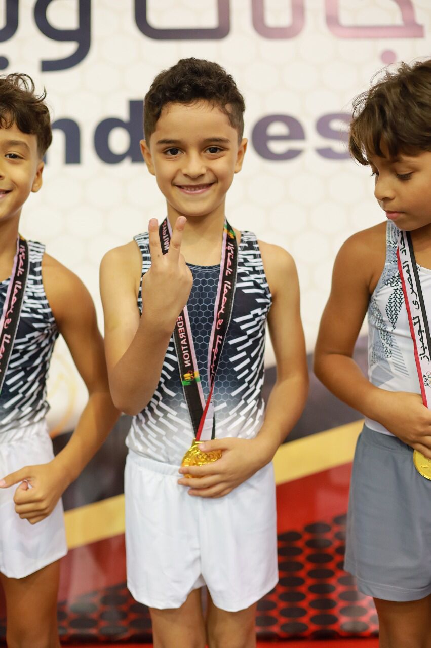 إلياس حجاج يحصد ذهبية بطولة كأس مصر للجمباز تحت 9 سنوات