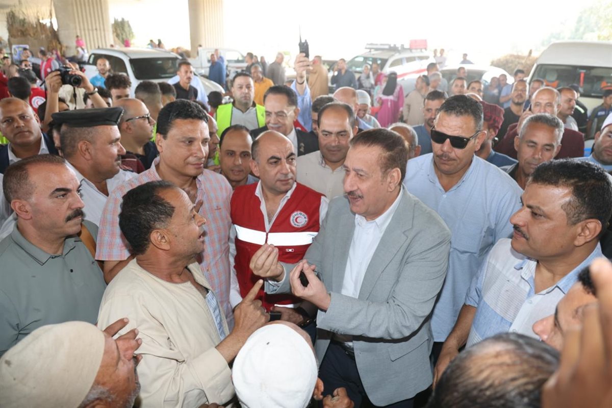 قوافل طبية وغذائية ودعم عاجل للأسر المتضررة من فيضان النيل بدلهمو