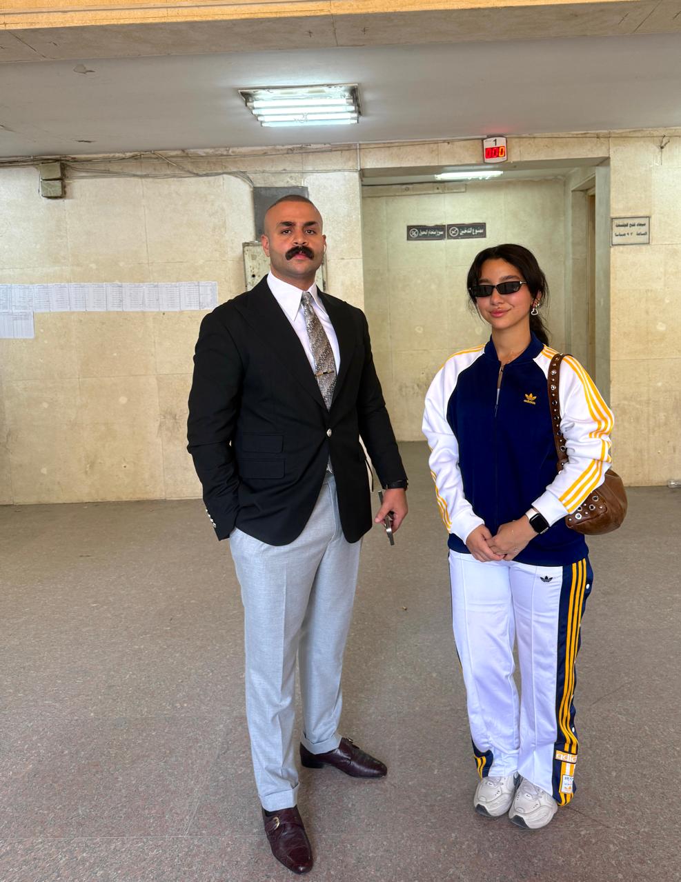 المحامي عبد الله منصور والبلوجر أروي قاسم