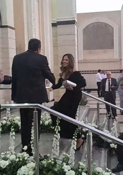 داليا البحيري أول الحاضرين في حفل زفاف نجل هاني رمزي