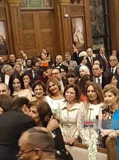 نجمات الفن في حفل زفاف نجل هاني رمزي