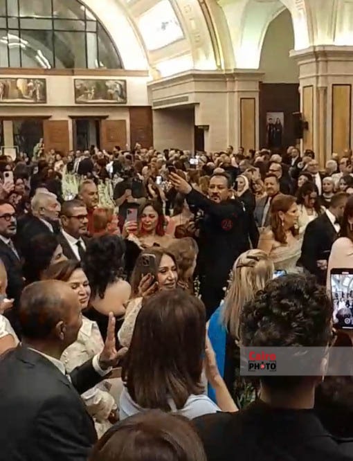 نجمات الفن في حفل زفاف نجل هاني رمزي