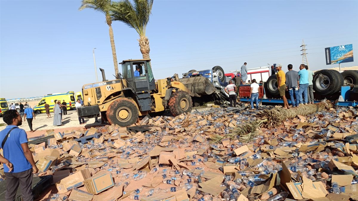 جانب من الحادث 