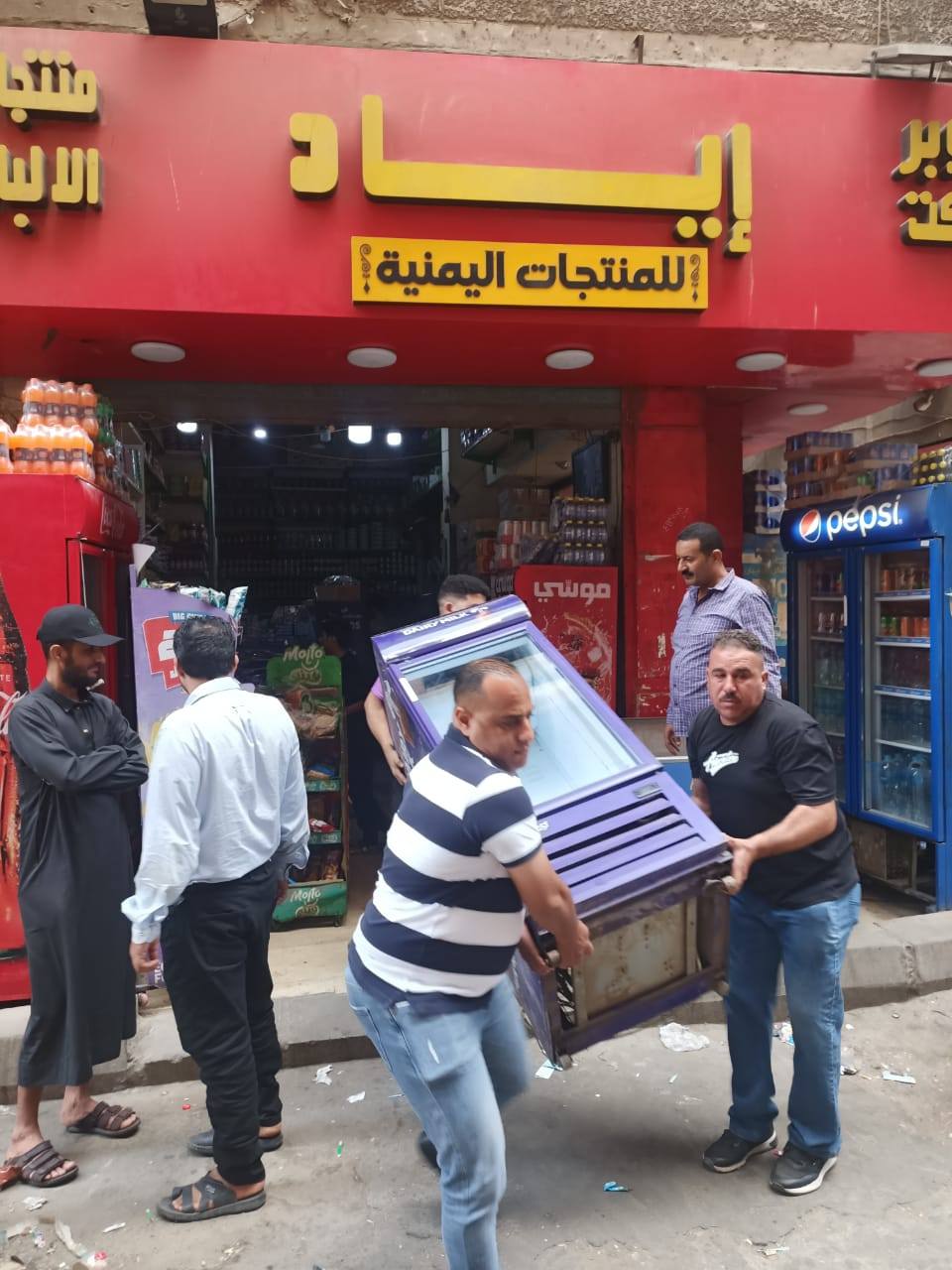 حملة مكبرة لإزالة الإشغالات بشوارع بولاق الدكرور