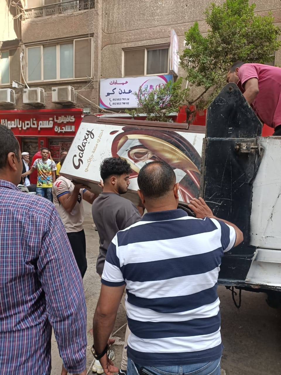 حملة مكبرة لإزالة الإشغالات بشوارع بولاق الدكرور