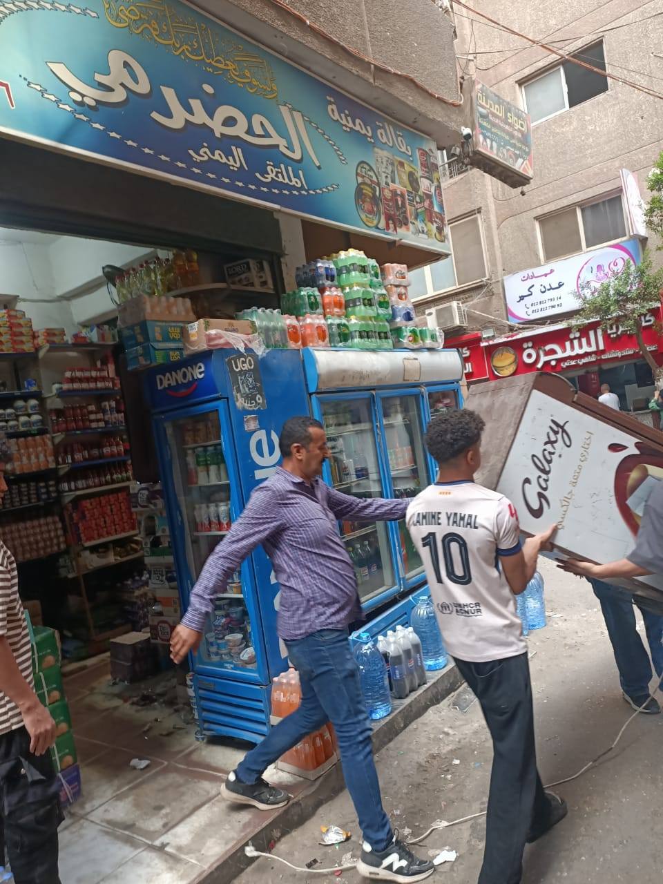 حملة مكبرة لإزالة الإشغالات بشوارع بولاق الدكرور