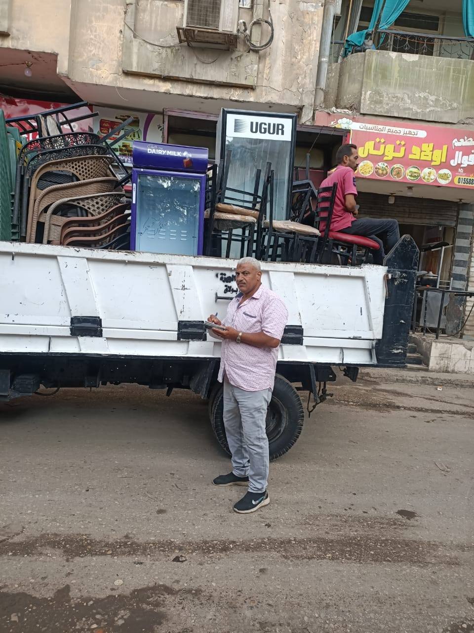 حملة مكبرة لإزالة الإشغالات بشوارع بولاق الدكرور