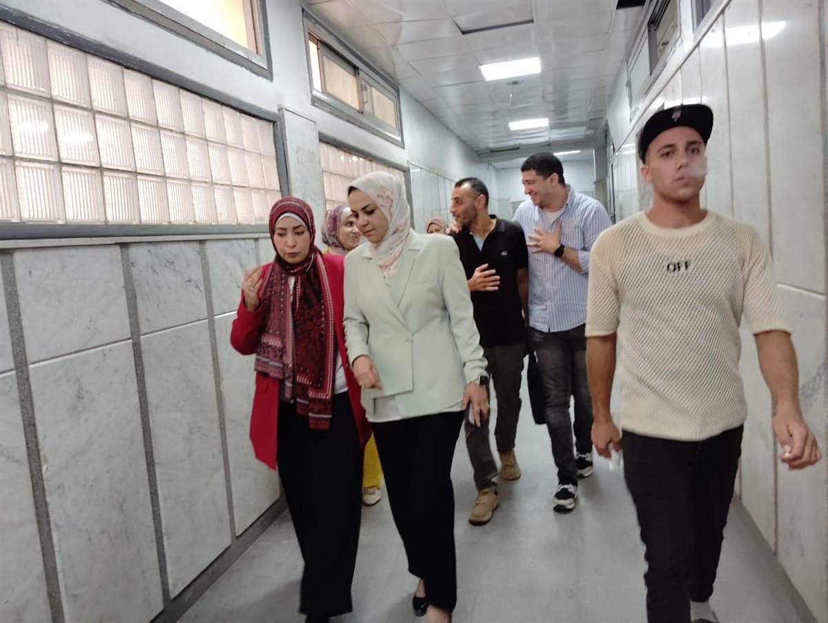 وكيلة وزارة الصحة بالفيوم تتفقد لجان الكشف على المرشحين لمجلس النواب
