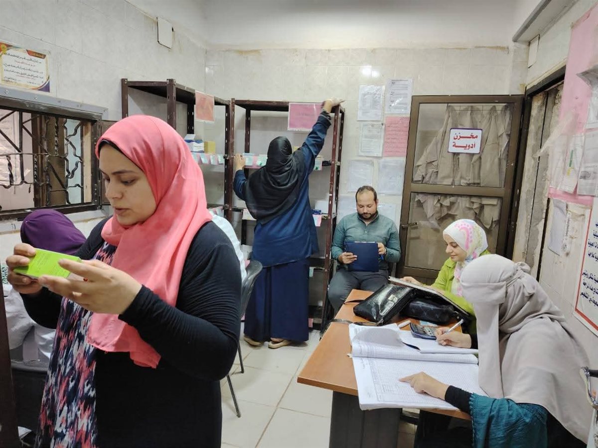 الوحدة الصحية بقرية حزي بالمنوفية