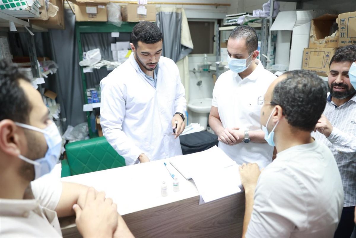 جولة نائب وزير الصحة لمستشفى كفر الشيخ