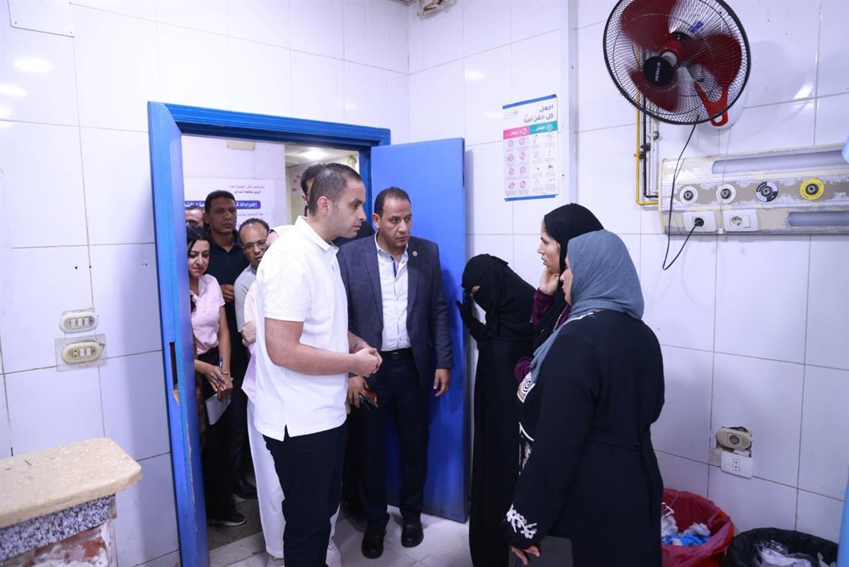 جولة نائب وزير الصحة لمستشفى كفر الشيخ