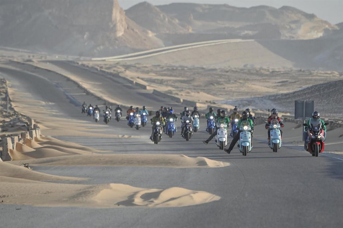 رالي تحدي عبور مصر يصل الوادى الجديد